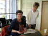Iris Lw och Ingrid Uttberg